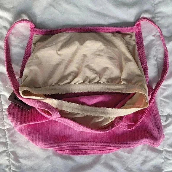 Chadwick Pink Textured Tankini Swim Top Size 8 NWT - Picture 7 of 7